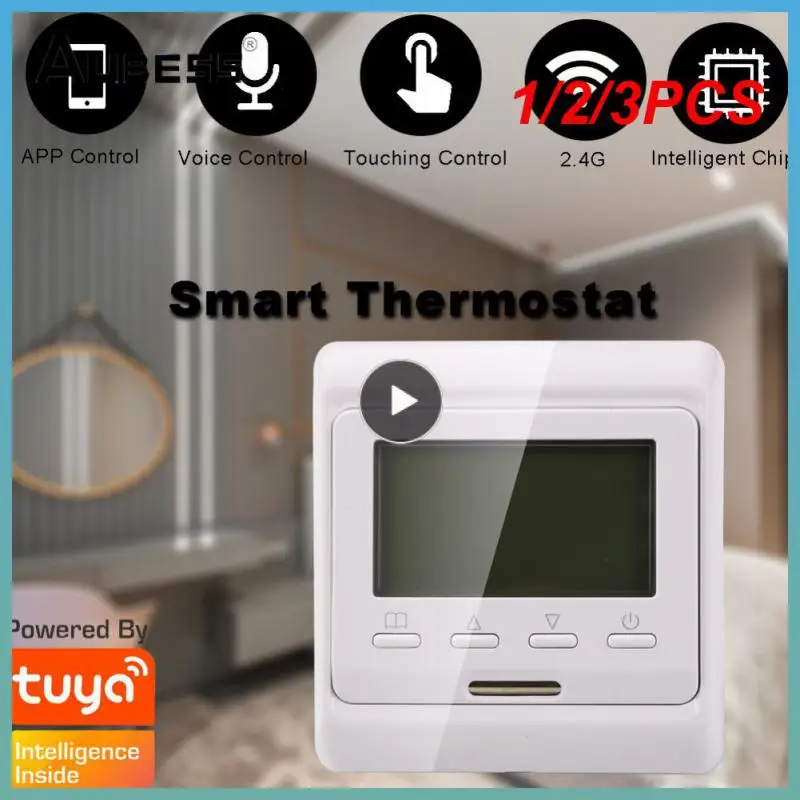 

1/2/3PCS 220V LCD 16A Weekly Programmable Electric Digital Floor Heating Room Air Thermostat Warm Floor Controller()