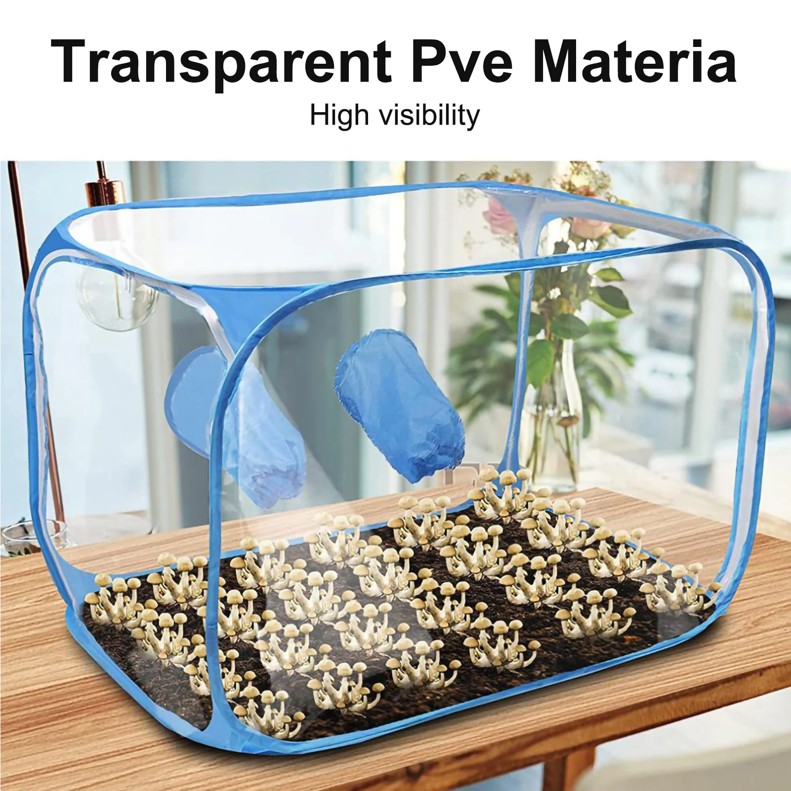 Портативная складная воздушная коробка для мешка посадки грибов грибная палатка