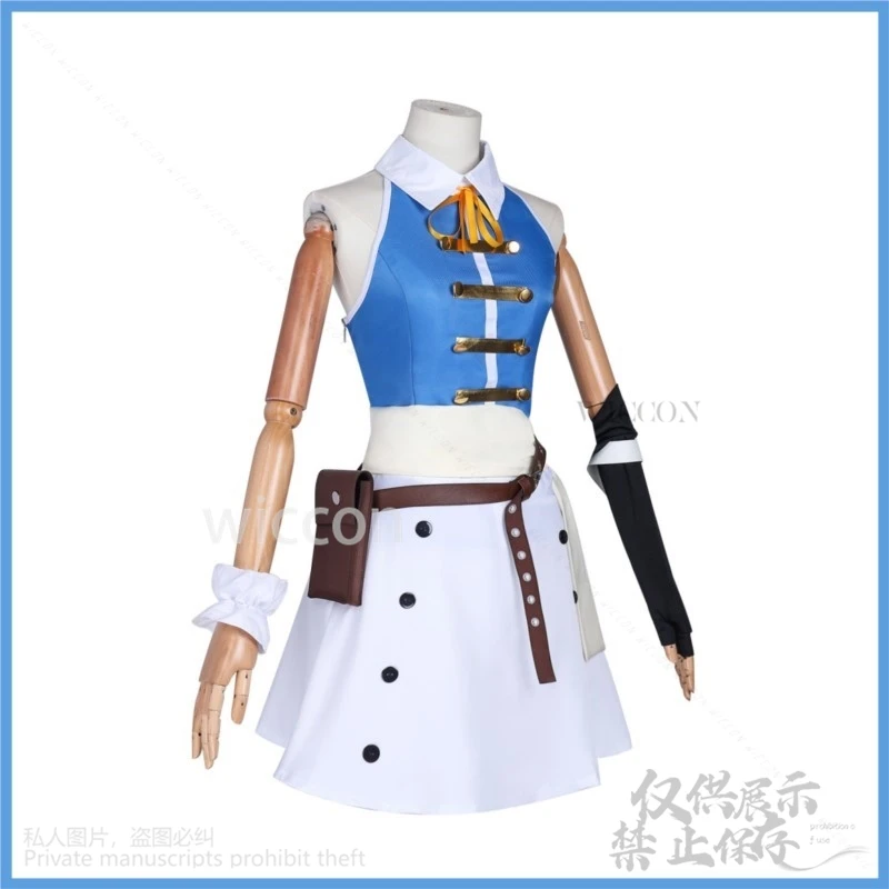 Люси Хартфилия аниме Fairry Tail 100-летний квест косплей костюм блондинка парик