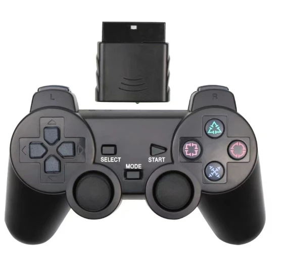 Беспроводной игровой Bluetooth-контроллер PS3 2 4G с цветной прозрачной кнопкой в виде