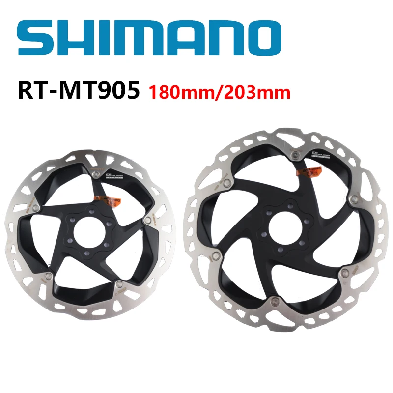 Фото Shimano XTR RT-MT905 6-винтовой дисковый тормозной ротор ICE TECHNOLOGIES FREEZA 203 мм/180 мм для горного велосипеда оригинальные детали Shimano №1
