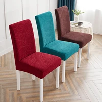 high back universal high elasticity chair cover jacquard m xl size chair covers dining room kitchen office home corn flannel