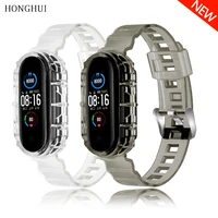 for mi band 7 6 5 4 3 strap sport silicone watch wrist bracelet miband strap accessories bracelet smart for xiaomi mi 7 strap