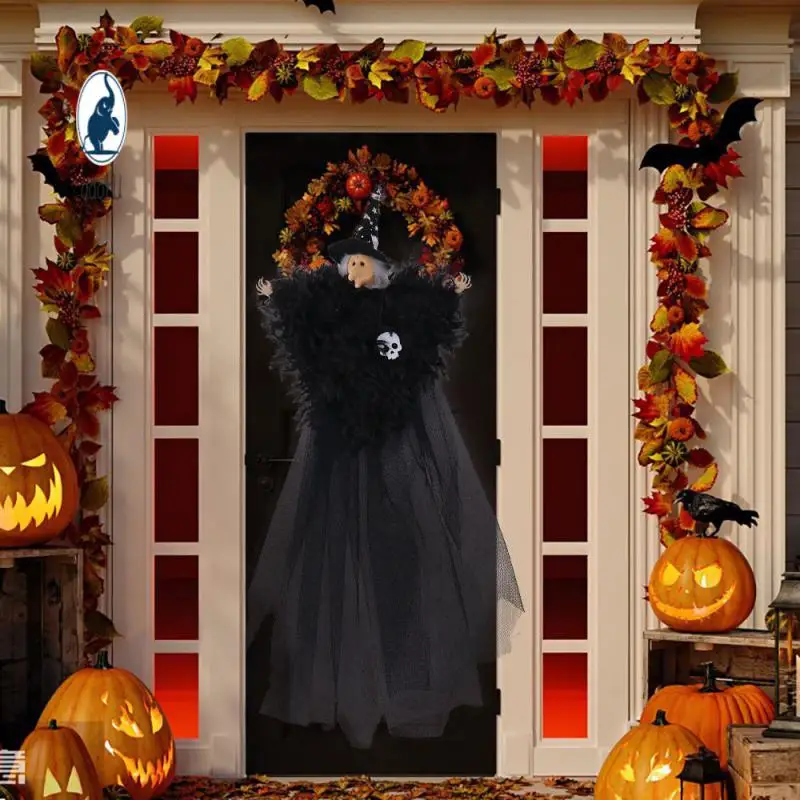 

Женская Мерцающая марлевая кукла, подвеска для Хэллоуина, 45x19x4 см