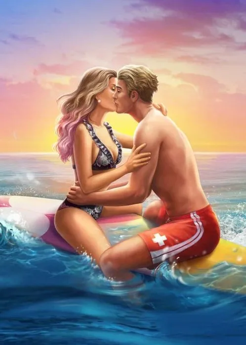 

JMINE Div 5D пляж море влюбленные любовь пары серфинг поцелуй женщина фотография портрет 3D краска бриллиантами