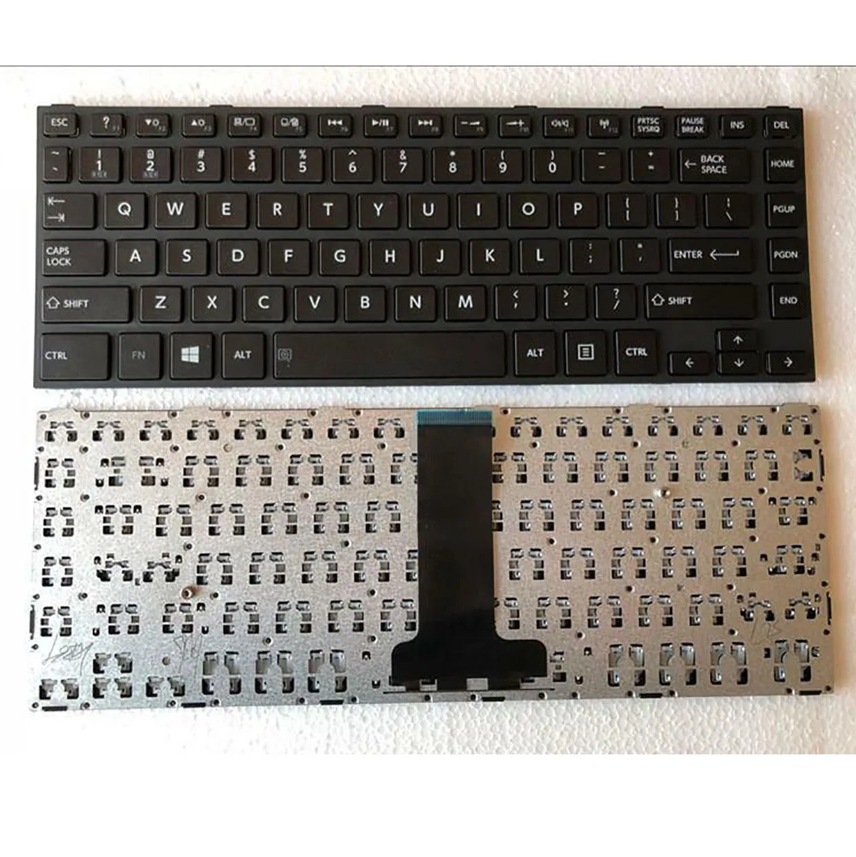 

New US Thai Keyboard For Toshiba Satellite C40-B C40d-B C40t-B C45-B C45d-B C45T-B Laptop With Frame English TI