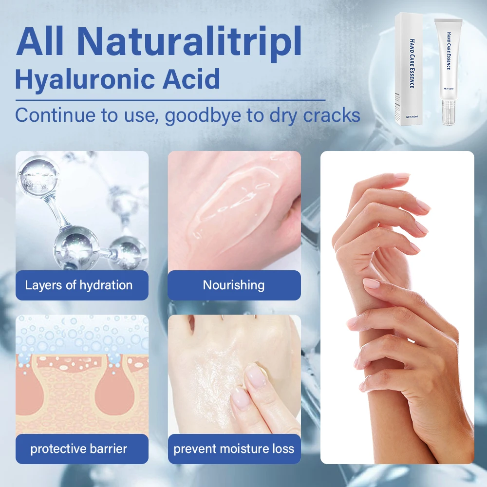 Новая сыворотка с гиалуроновой кислотой для рук увлажняет снимает сухость кожи
