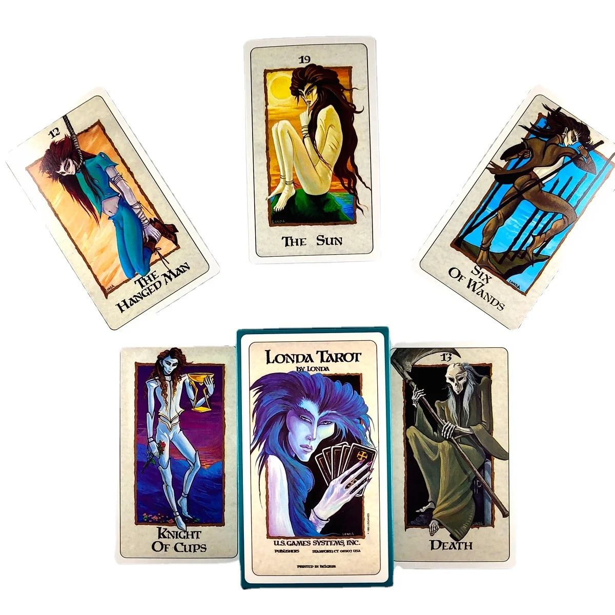 

2021 New High Quality Londa Tarot Cards12.2*7.4 Fortune Guidance Telling Divination Deck Board Game With Guidebook 78Pcs