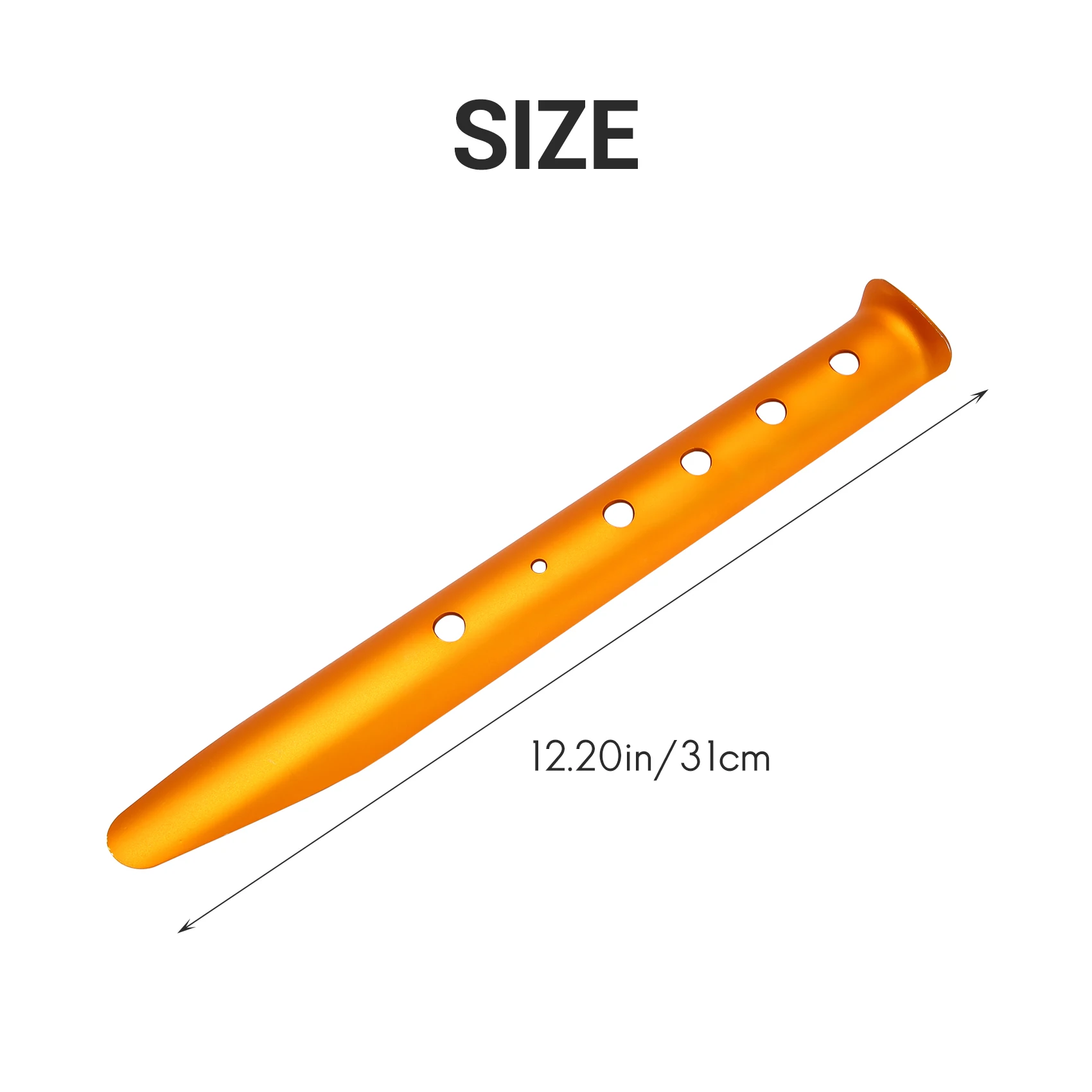 6 шт. U-образные колышки для палатки из алюминиевого сплава