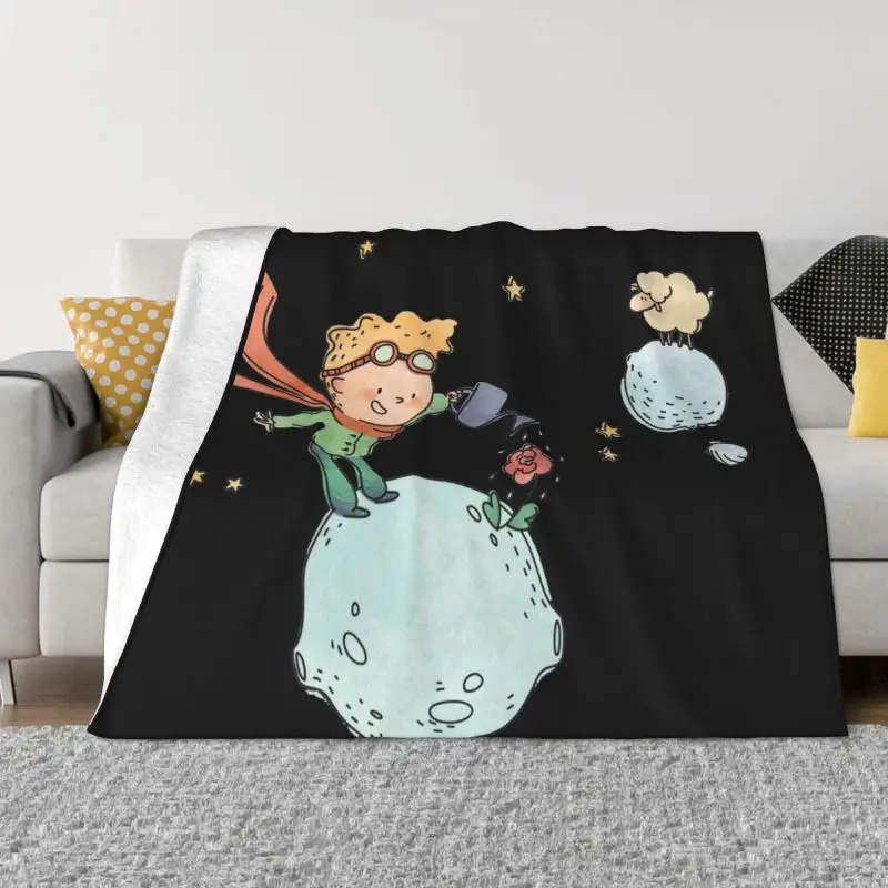 

The Little Prince Blankets Warm Prince France Anime Throw Blanket for Bed Couch Bedspread Flannel Le Petit