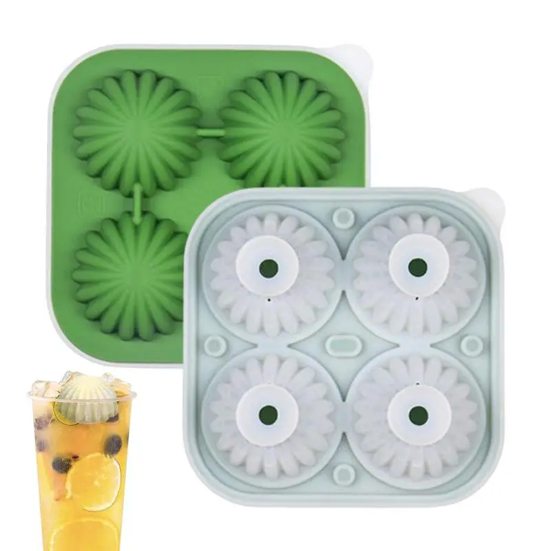 

Creative Cactus Ice Ball Mold Large Ball Maker Mold 4 Cavity Ice Cube Mold With Lid Ice Tray Box Whiskey Cocktail Kitchen Tools