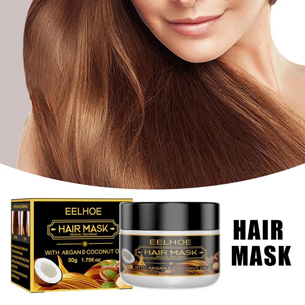 

Magical Nourishing Hair Mask Repair Damage Restore Soft Hair Keratin Collagen Smoothing Scalp Treatments Hair Care Products