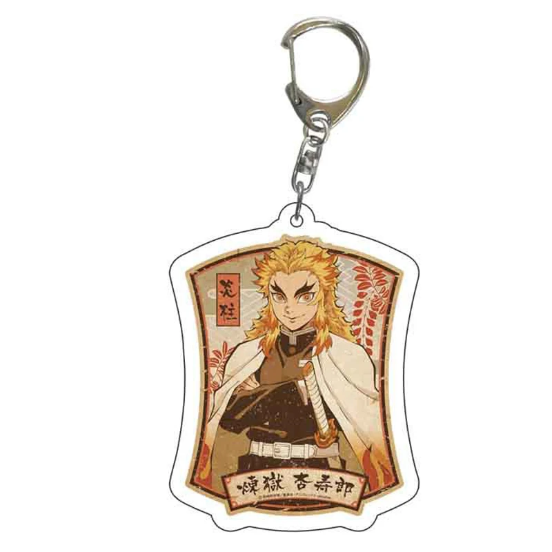 

Demon Slayer Anime Keychain For Women Men Acrylic Cartoon Key Pendants Original Keychains Trendy Girl Bag Accessories Gifts Hot