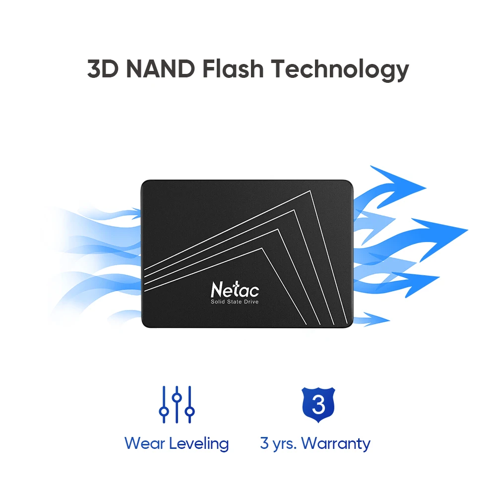 SSD Netac SATA3 240 ГБ 256 480 512 1 ТБ Hdd 2 5 SATA Внутренний твердотельный накопитель жесткий диск
