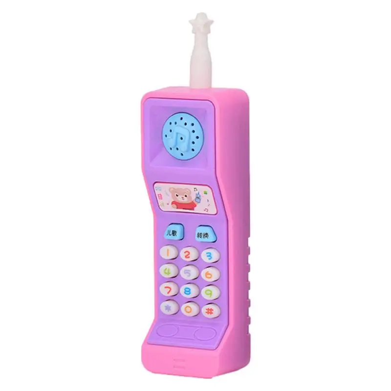 

Electric Kids Telephone Machine Cell Phone Toy Learning Machine Point Reading Machine Educational Gift Study Electronic Vocal To