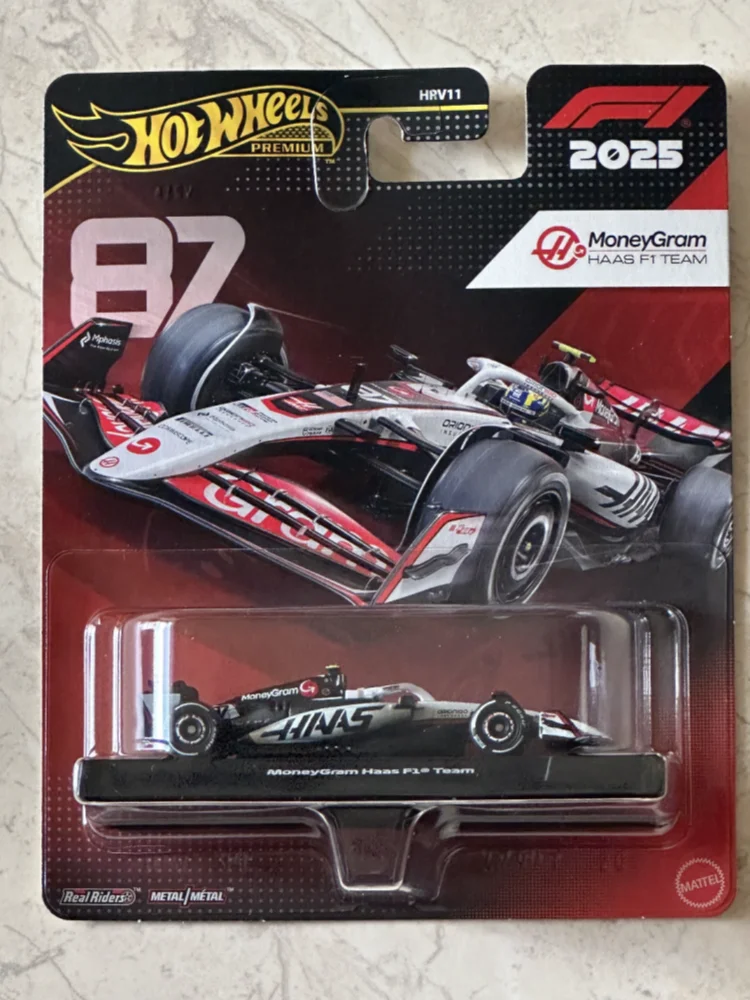Коллекционная модель гоночного автомобиля Hot Wheels Premium HRV11 F1 2025 года: Ferrari, Mercedes, Red Bull, Haas, Hamilton. Миниатюрная модель из сплава для фанатов Формулы-1. (art.: 3920dbecb9c8d) - 3920dbecb9c8d