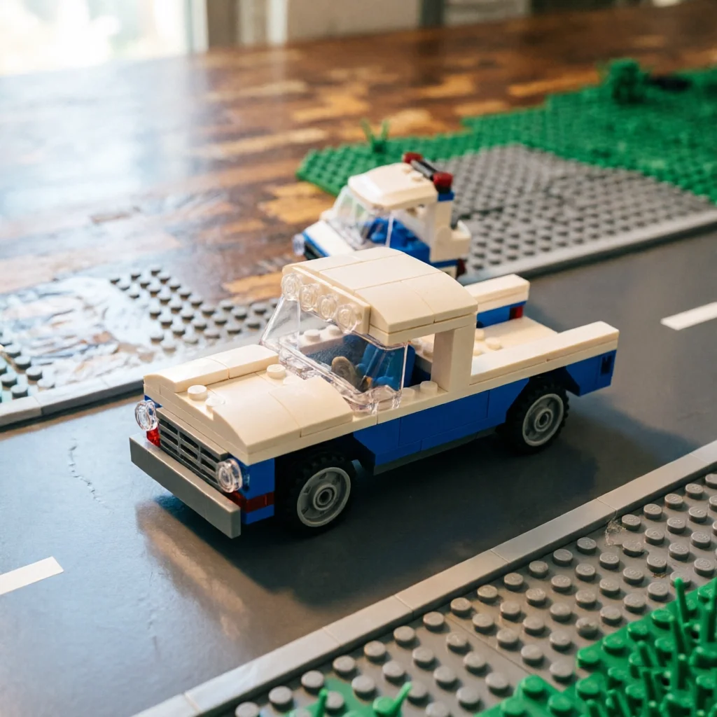 Фото Технический конструктор City Car: Грузовик F-250, наборы для взрослых, игрушки для подарков на день рождения, автомобильные блоки №1