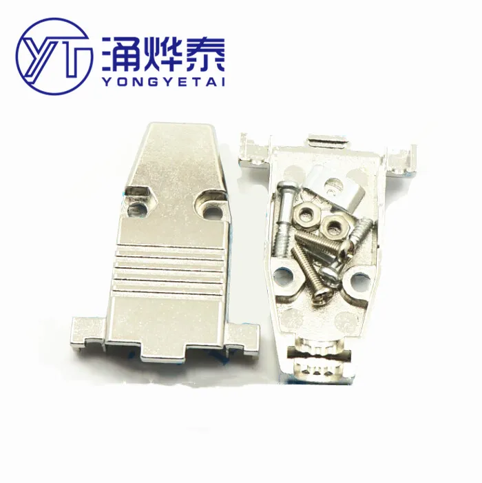 

YYT 2Set Metal shell DB9 male/female seat serial port RS232 COM /VGA DB9 iron shell HDB15 core universal