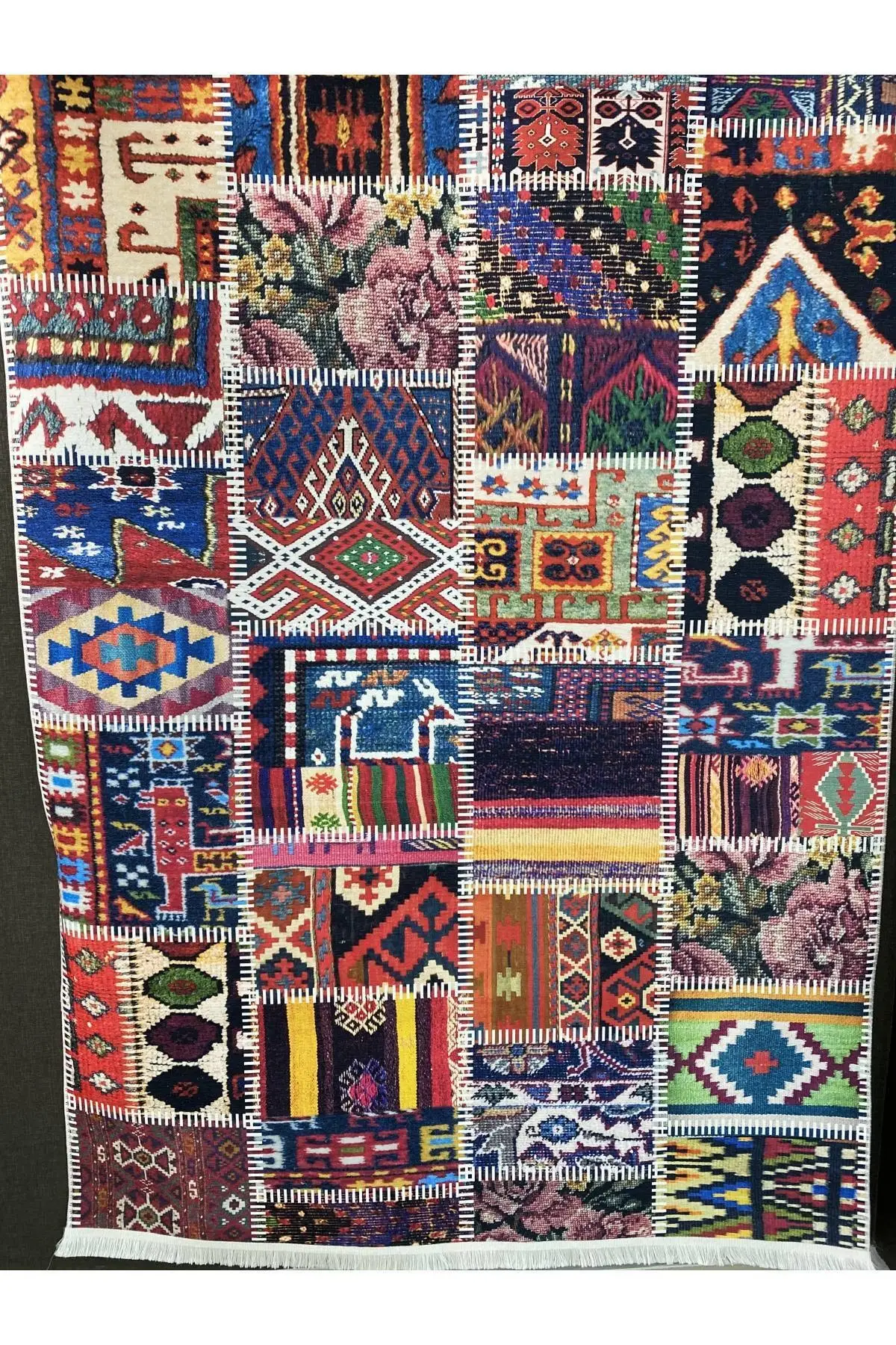 

Хлопковый нескользящий ковер, высококачественный богемный ковер ручной работы