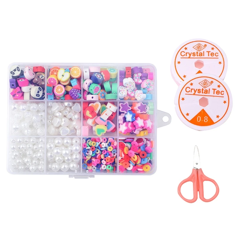 

for Creative Jewelry Beads DIY Making Craft Beads Star Fruits Flowers Heart Shap
