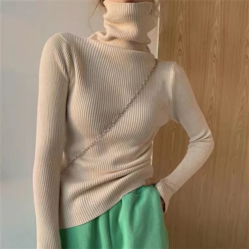 Рисунок 5 - Женский вязаный свитер с высоким воротником