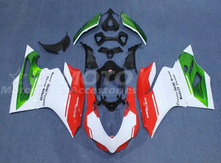 

Fairings Kit Fit For Ducati Panigale 899 1199 2012 2013 2014 Bodywork Set High Quality Injection Mold Edition Green Red