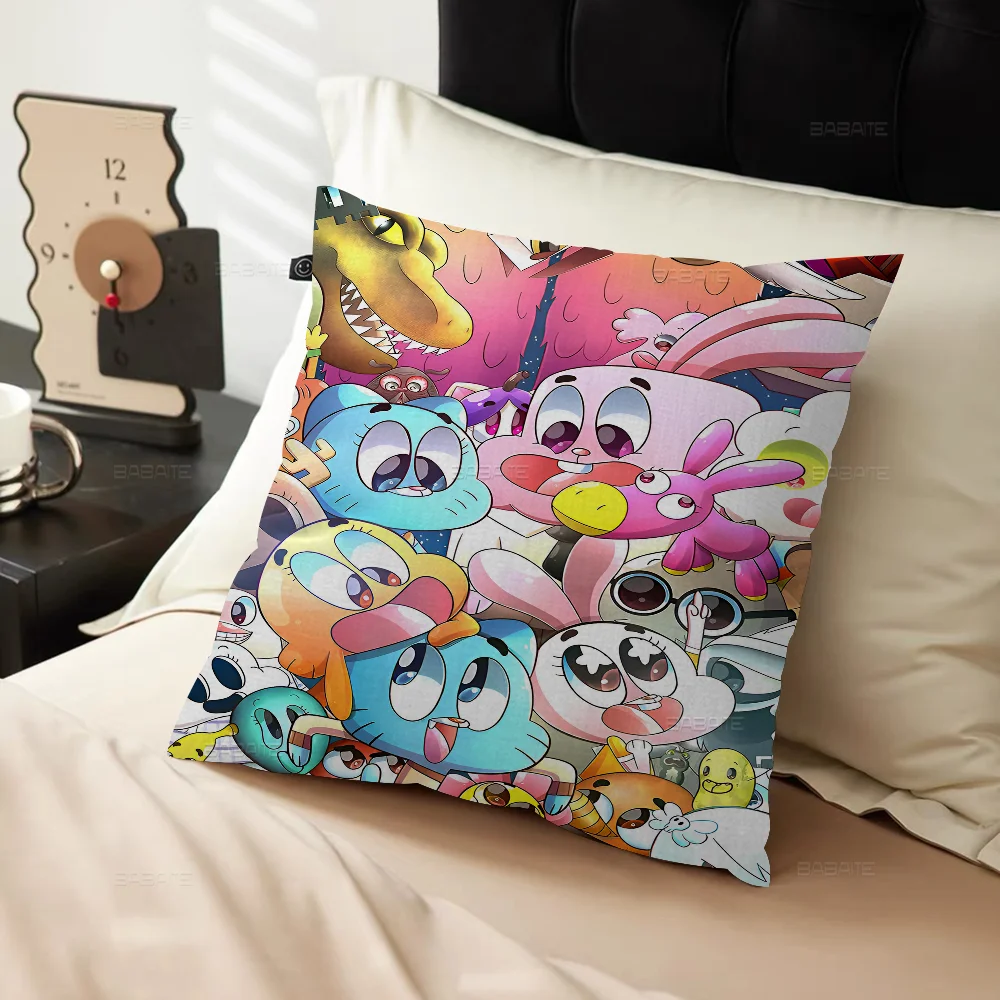 Чехол для подушки Amazing World с рисунком G-Gumball автомобильная наволочка дивана