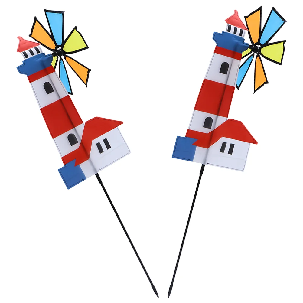 2 шт. украшения ветряной мельницы уличные вертушки ностальгия для двора и сада