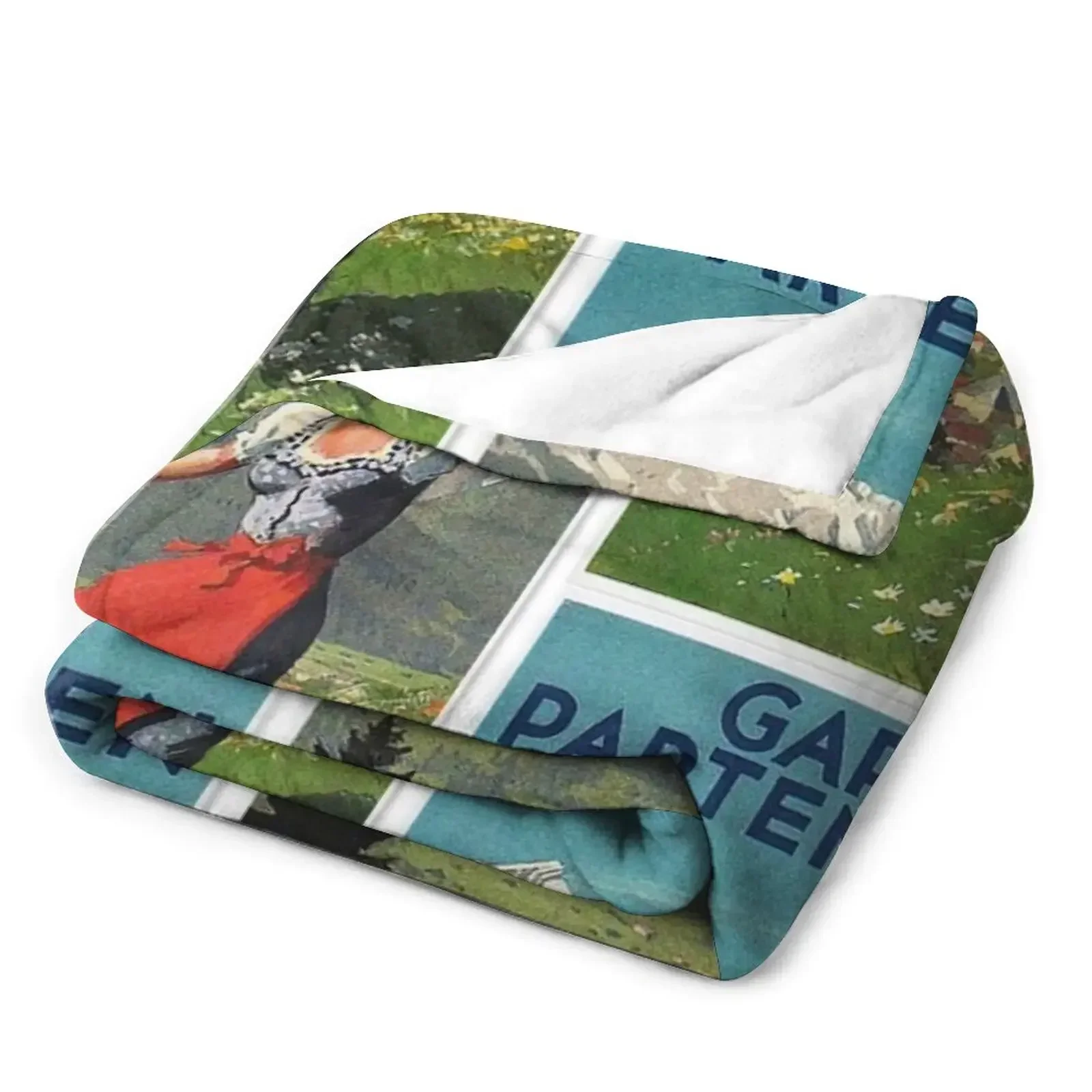 Garmisch Partenkirchen... винтажное туристическое одеяло с постером термомягкие плюшевые