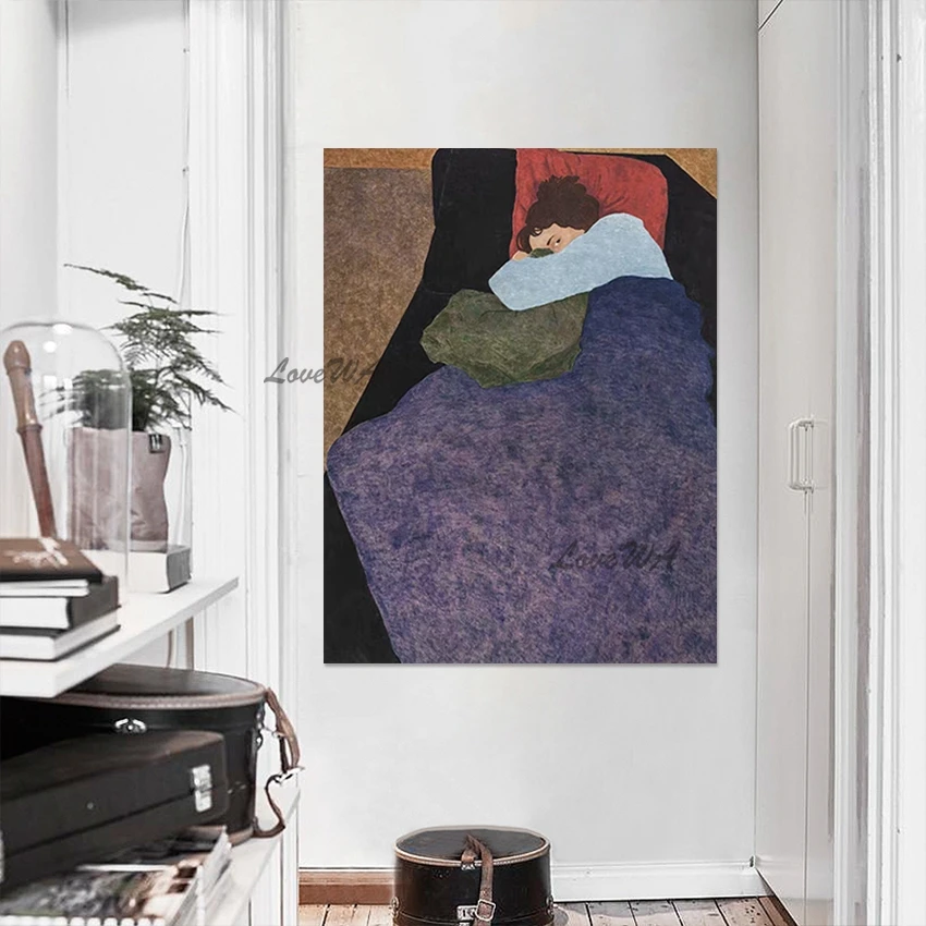 Абстрактная текстурированная картина маслом для девушки