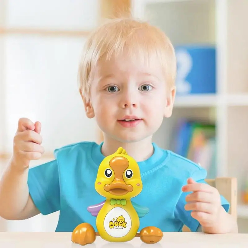 

Baby Musical Dancing Duck Doll Light Up Infant Learning Development Toy Electric Dancing Duck Toy Kids Educational Learning Duck