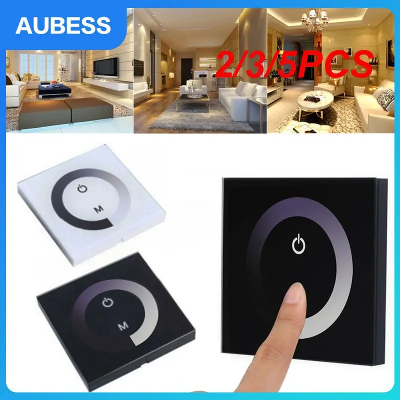 

2/3/5PCS Touch Panel Switch Reduces False Triggers Dc 12v-24v Lights Dimmer Controller Can Adjust Light Brightness Sensitive