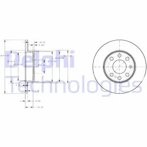 

B3567 for ten brake disc (air SO is our UTMASIZ) CORSA C Z10XE