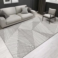 oversized room decor rug imitation cashmere living room rug abstract geometric coffee table blanket home decor large