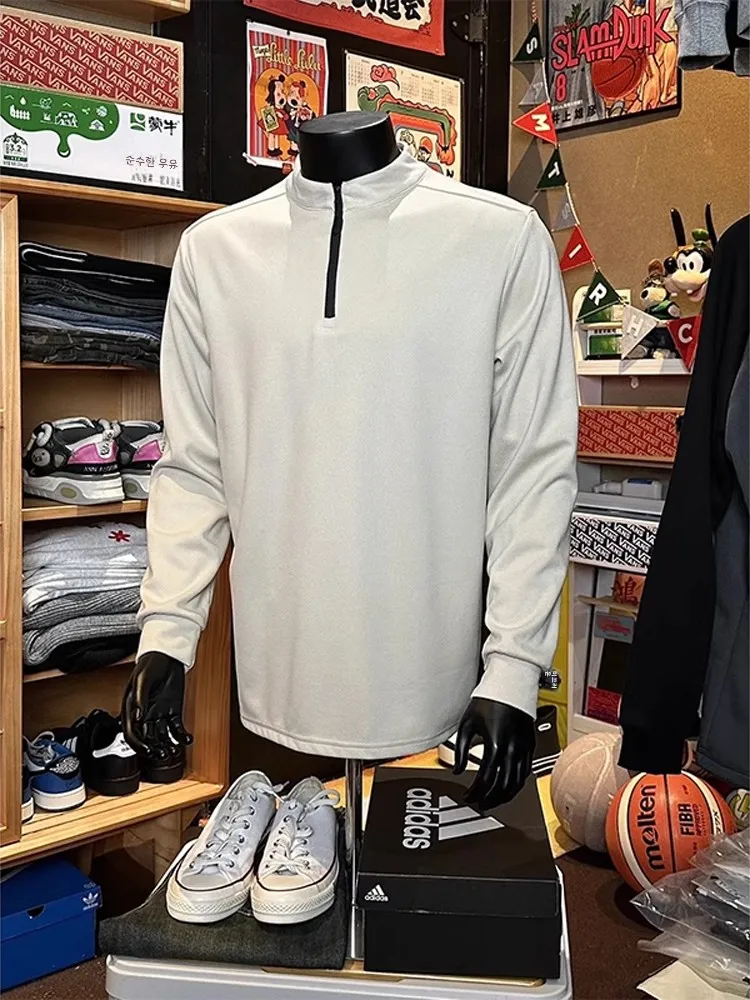 Мужская осенне-зимняя нижняя рубашка Dralon толстовка со средним воротником и