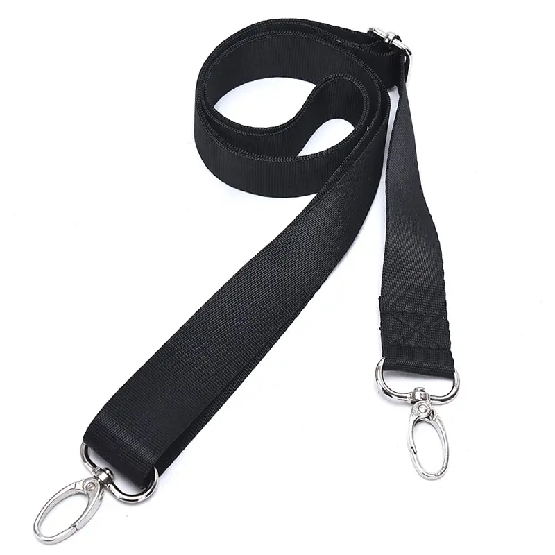 

1pc Black 120x2.5cm Adjustable Nylon Shoulder Bag Belt Replacement Laptop Crossbody Camera Strap