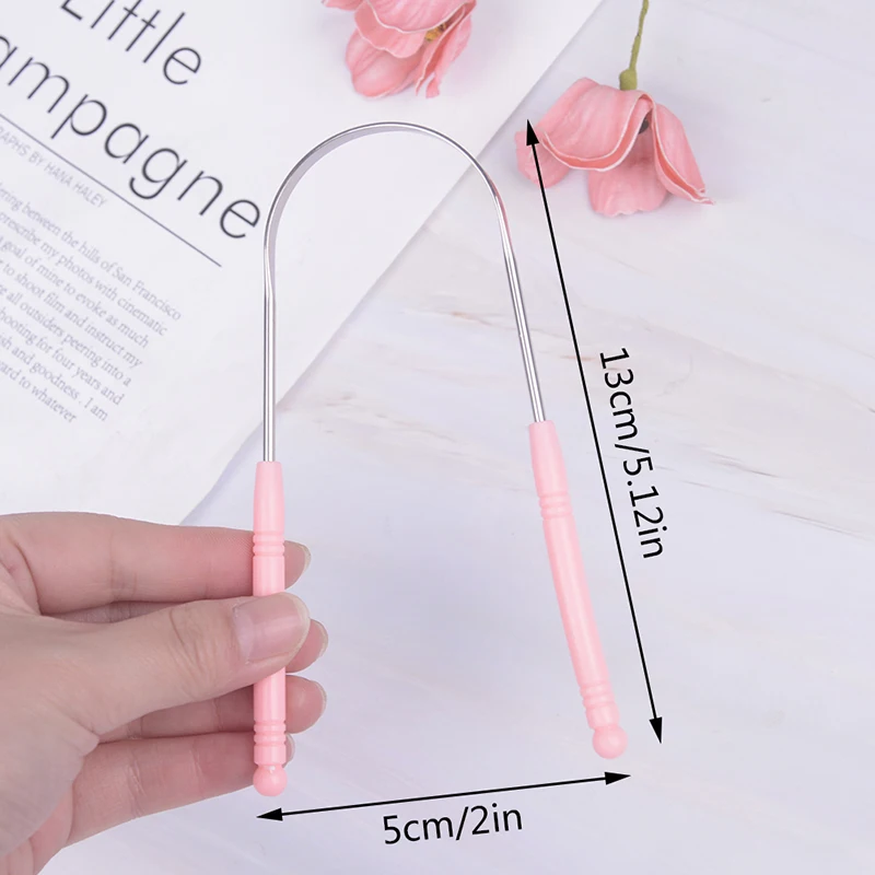 1 шт. скребок для языка из нержавеющей стали