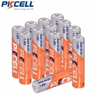 12pcspkcell 1 6v ni zn battery 900mwh aaa rechargeable battery 3a bateria baterias aaa nizn batetry for flashlight toys