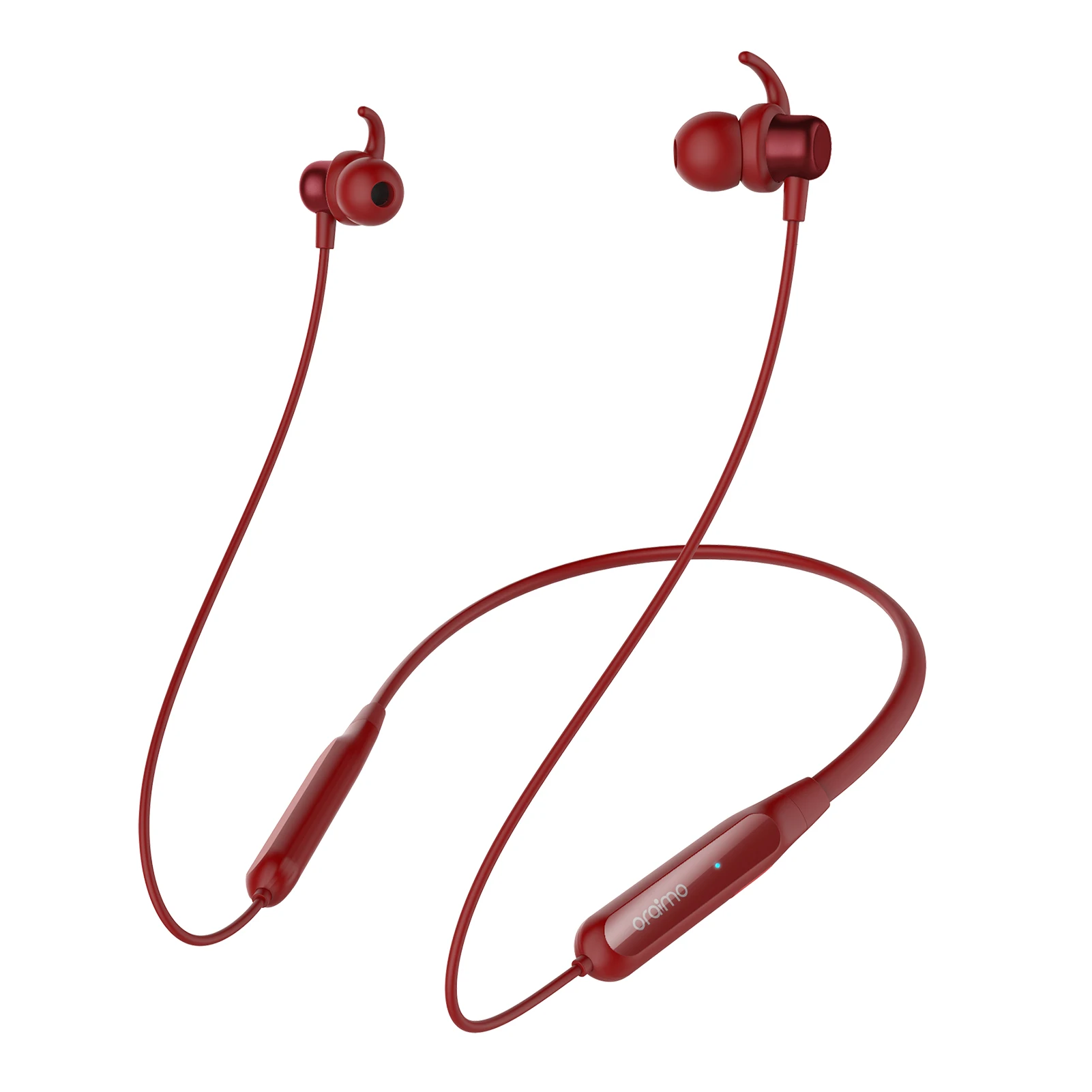 Оригинальные беспроводные наушники Oraimo Shark 2 Sport BT5.0 In-ear с микрофоном для спорта и игр, с магнитными наушниками и шумоподавлением.