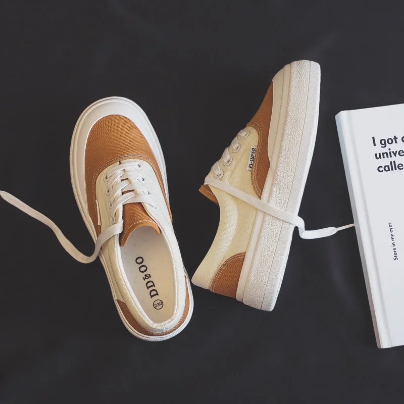 

Summer Shoes for Women New Fashion Casual Women's Sports Shoes Canvas Sneakers Platform Shoes Tennis Female Trendy Canvas