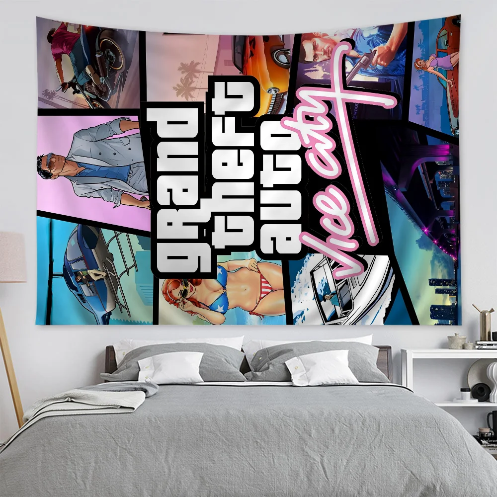 GTA 5 висящий богемный гобелен Grand Theft подвесной Таро хиппи настенные коврики