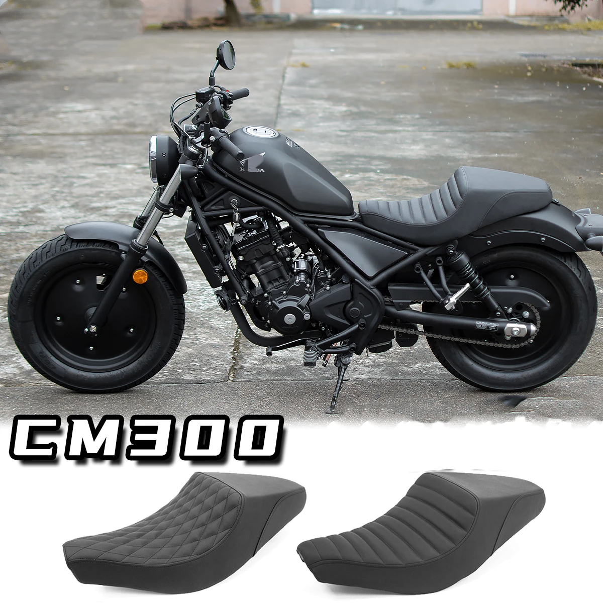 

Индивидуальная плоская двухместная подушка для мотоцикла в стиле ретро DS для Rebel CM300 CM500