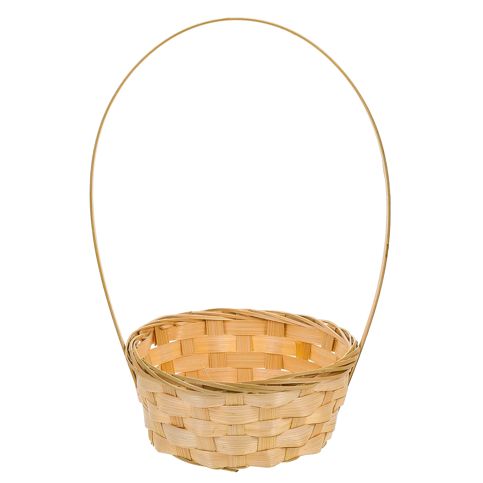 

Basket Flower Wicker Baskets Wedding Rattan Picnic Storage Woven Girl Bread Sundries Fruit Gift Hamper Tray Serving Candy