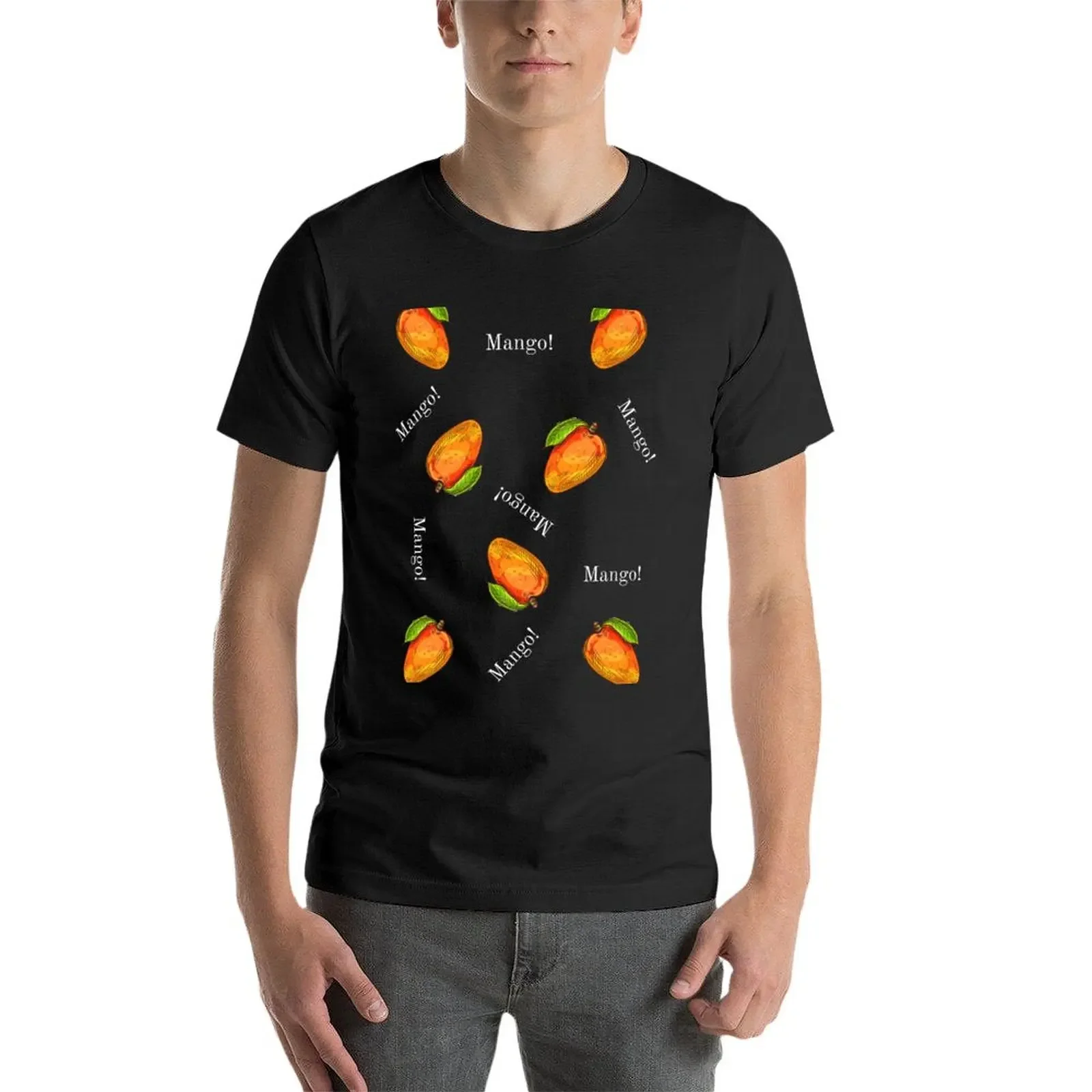 Мужская футболка Mango хлопок