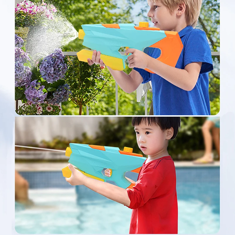 2 Modes Water Guns Kids Toy Swimming Pool Beach Summer Long Range Squirt Fighting Game Large Capacity Spray Toys Blasters |