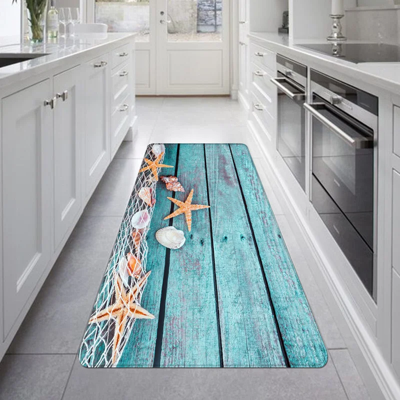 Нескользящий кухонный коврик мягкий водопоглощающий ковер для пола в гостиной
