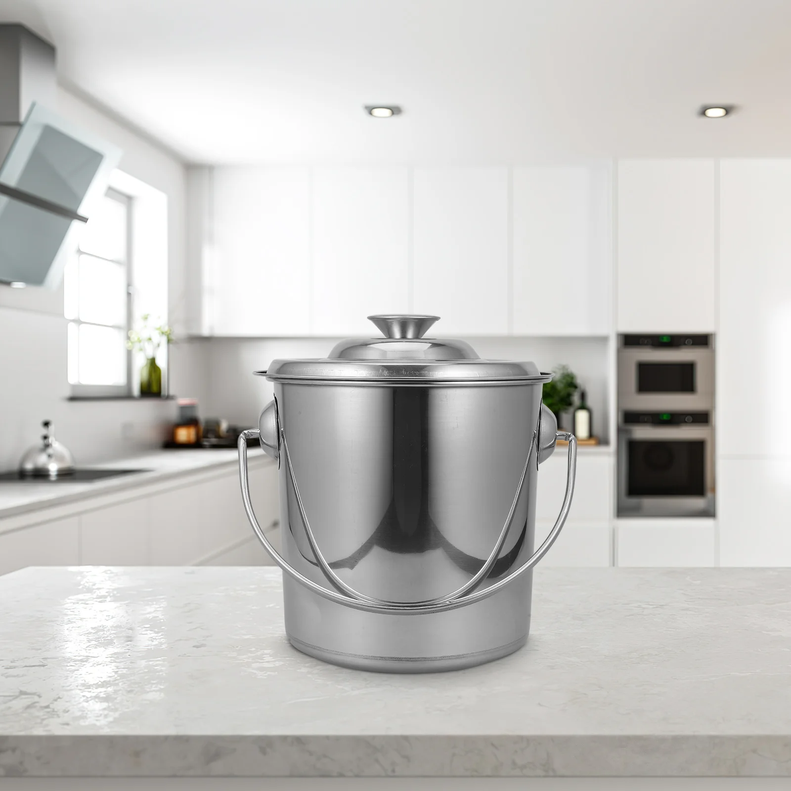 Ведро для воды контейнер смазки ведро из нержавеющей стали с герметичной крышкой