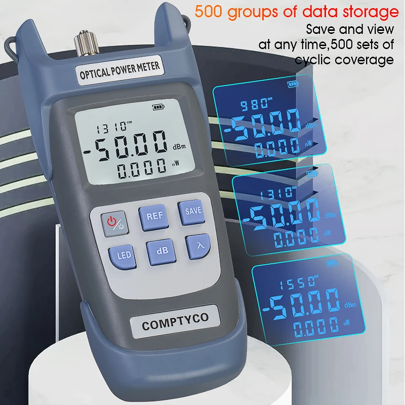 FTTH Fiber Optical Power Meter AUA-G510A/G710A Fiber Optical Cable Tester -50dBm~+26dBm/-70dBm~+10dBm SC/FC Connector