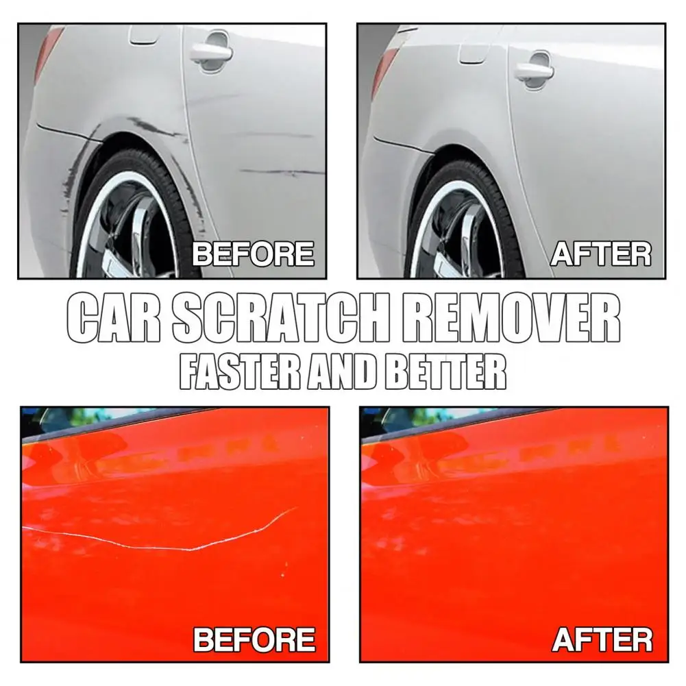 

1 Set Useful Car Wax Scratch Remover Paste Scratch Repair Wax Long-lasting Maintenance