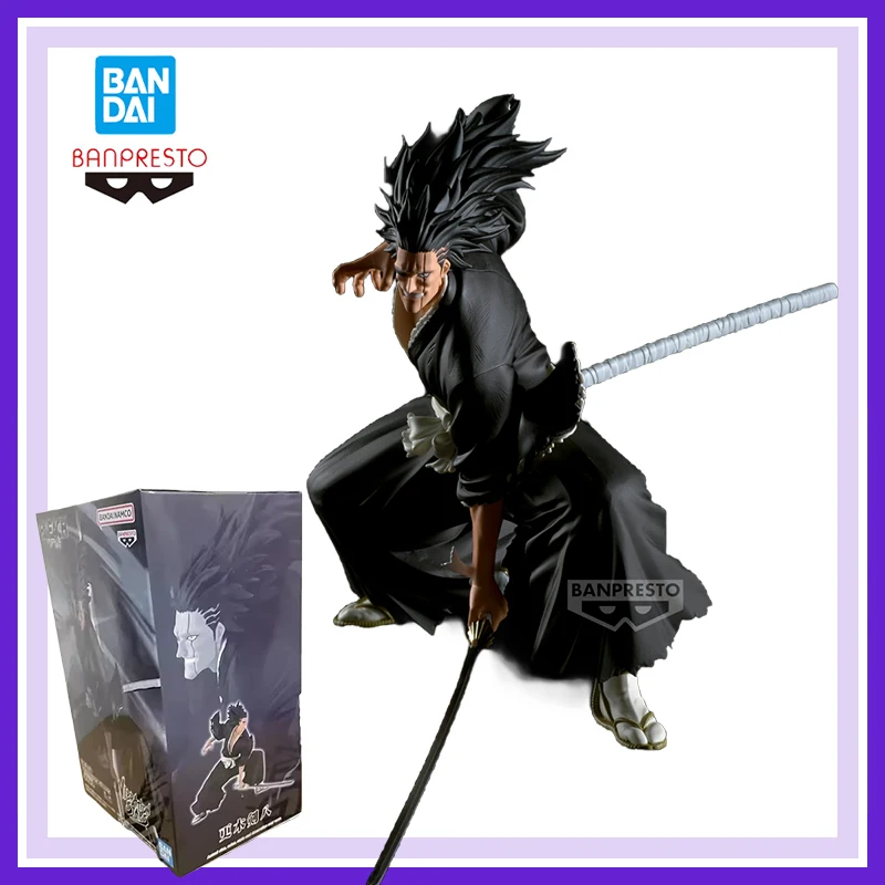 Фото Оригинальный новый подлинный Bandai Banpresto Bleach Vibration Stars Zaraki Kenpachi 13 см аниме фигурки модель игрушки №2